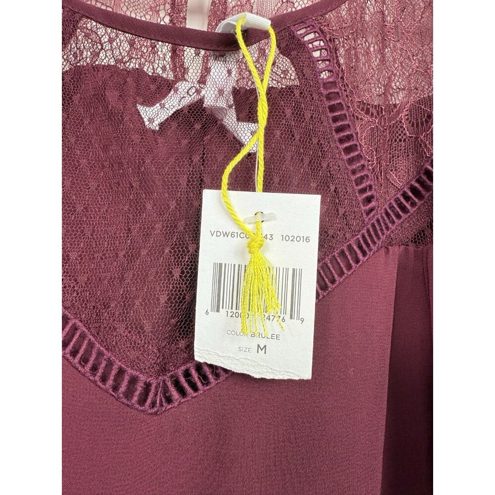 BCBG Generation Mini Dress Long Sleeve Lace Detail Lined Size Medium NWOT - Picture 10 of 10